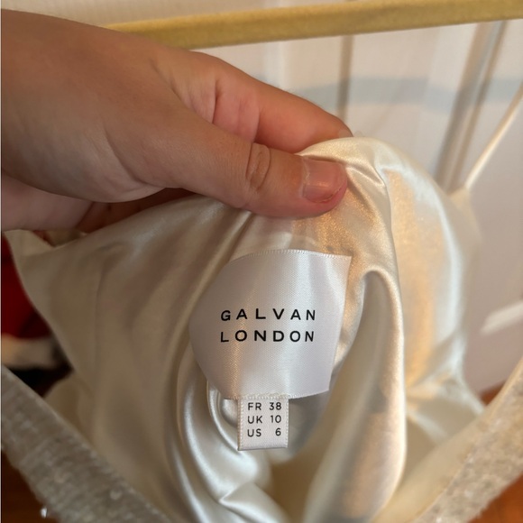 Galvan London V-neck sequin embellished vest, barely worn. Size 6 - Picture 3 of 3